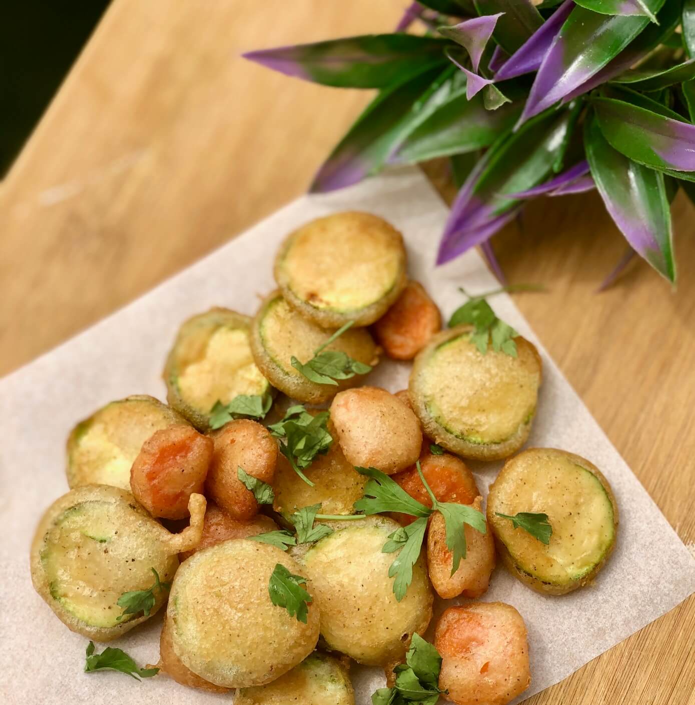 Zucchini & Carrot Tempura