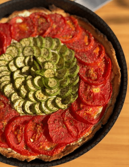 Tomato & Zucchini Tart