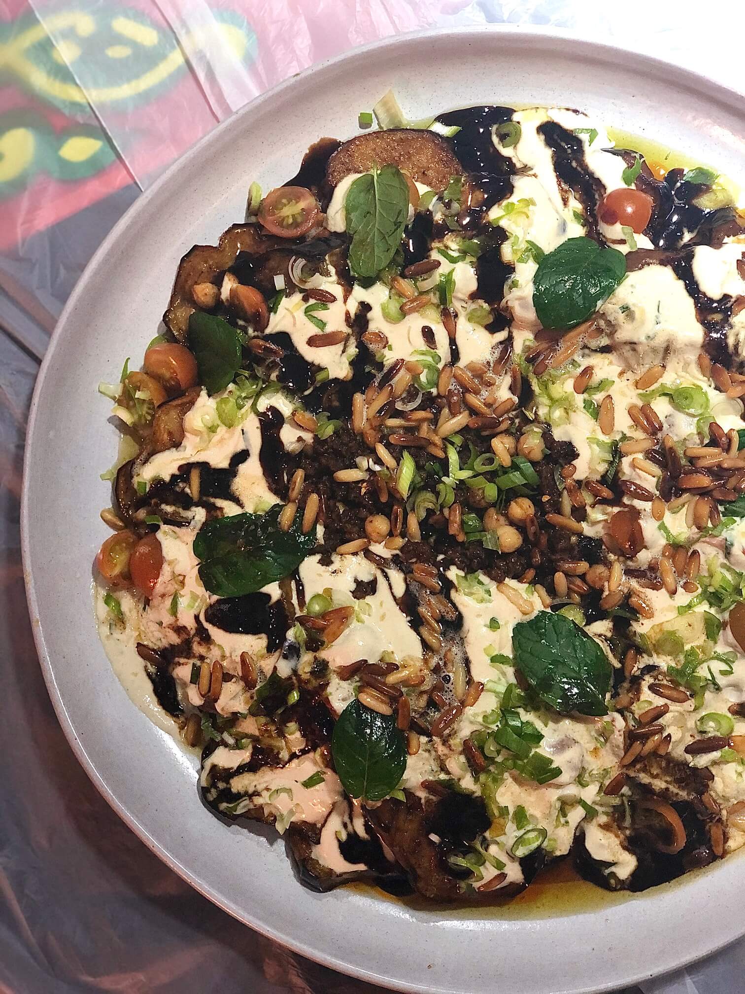 Eggplant Fatteh