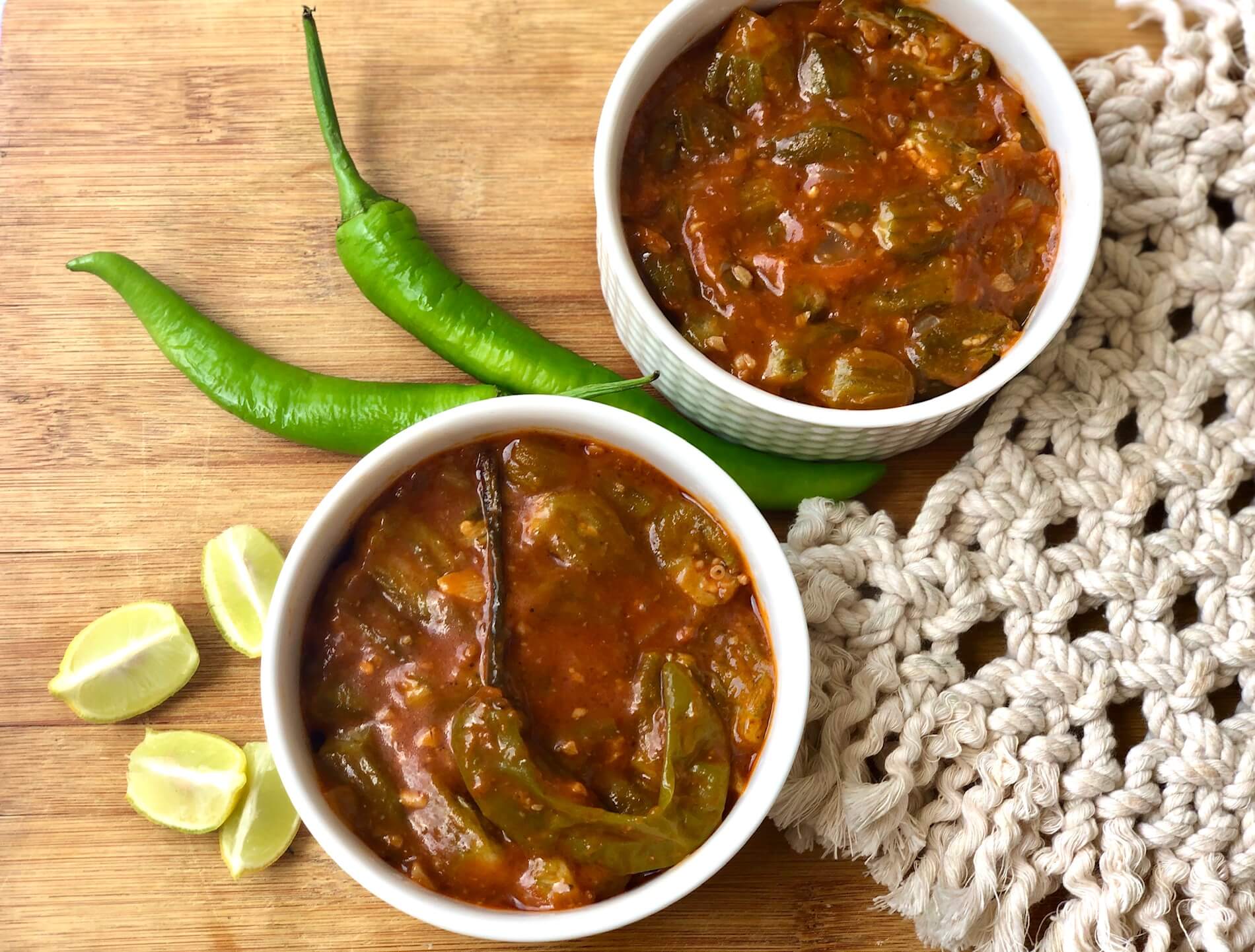 Okra with Fresh Tomato Sauce