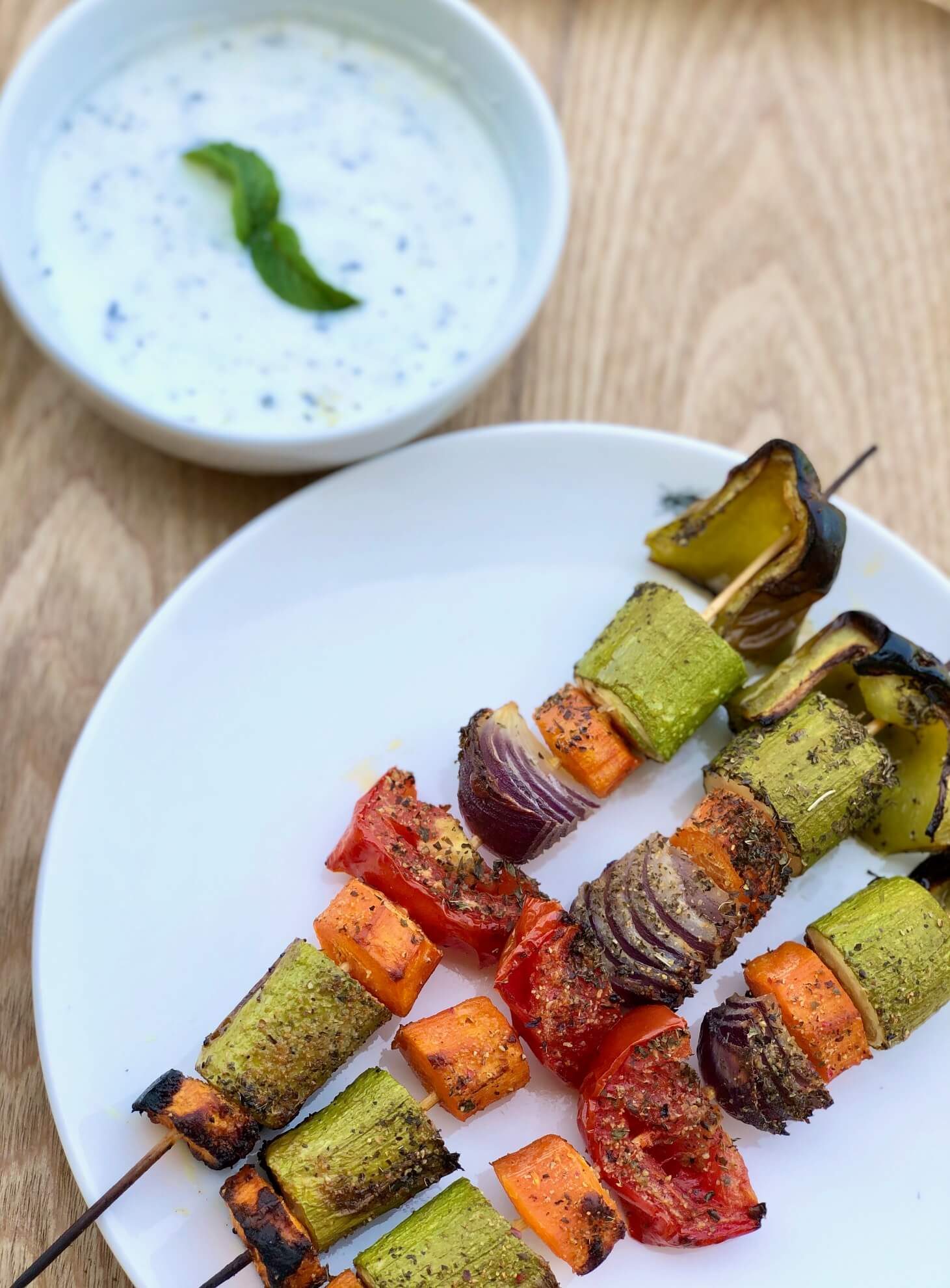 Roasted Vegetable Skewers
