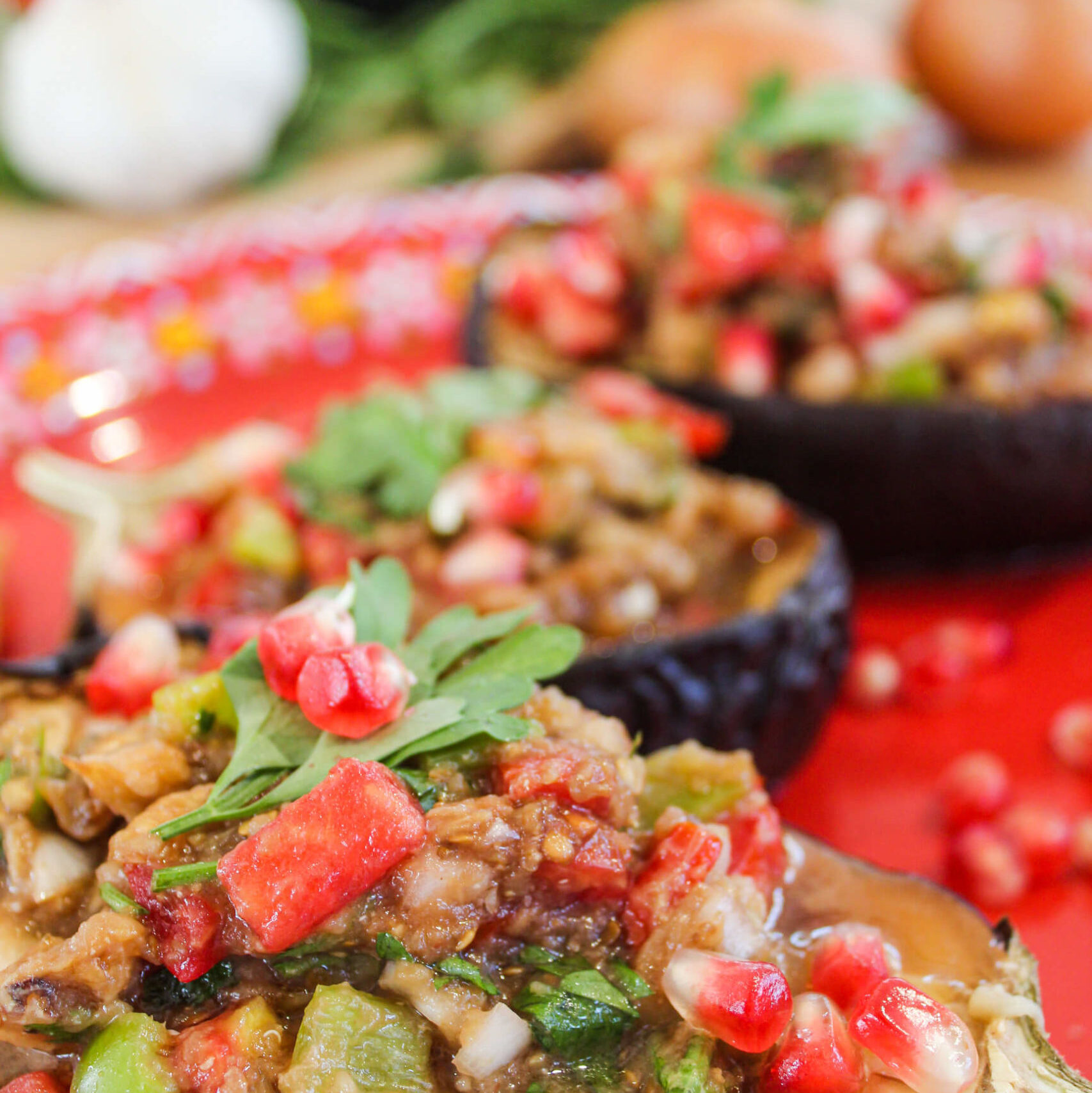 Roasted Raheb Eggplant